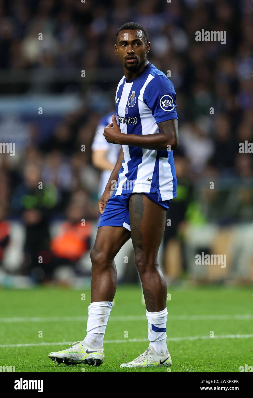 Porto, Portugal. 21 février 2024. Otávio du FC Porto lors du match de l'UEFA Champions League à l'Estadio do Dragao, Porto. Le crédit photo devrait se lire comme suit : David Klein/Sportimage crédit : Sportimage Ltd/Alamy Live News Banque D'Images