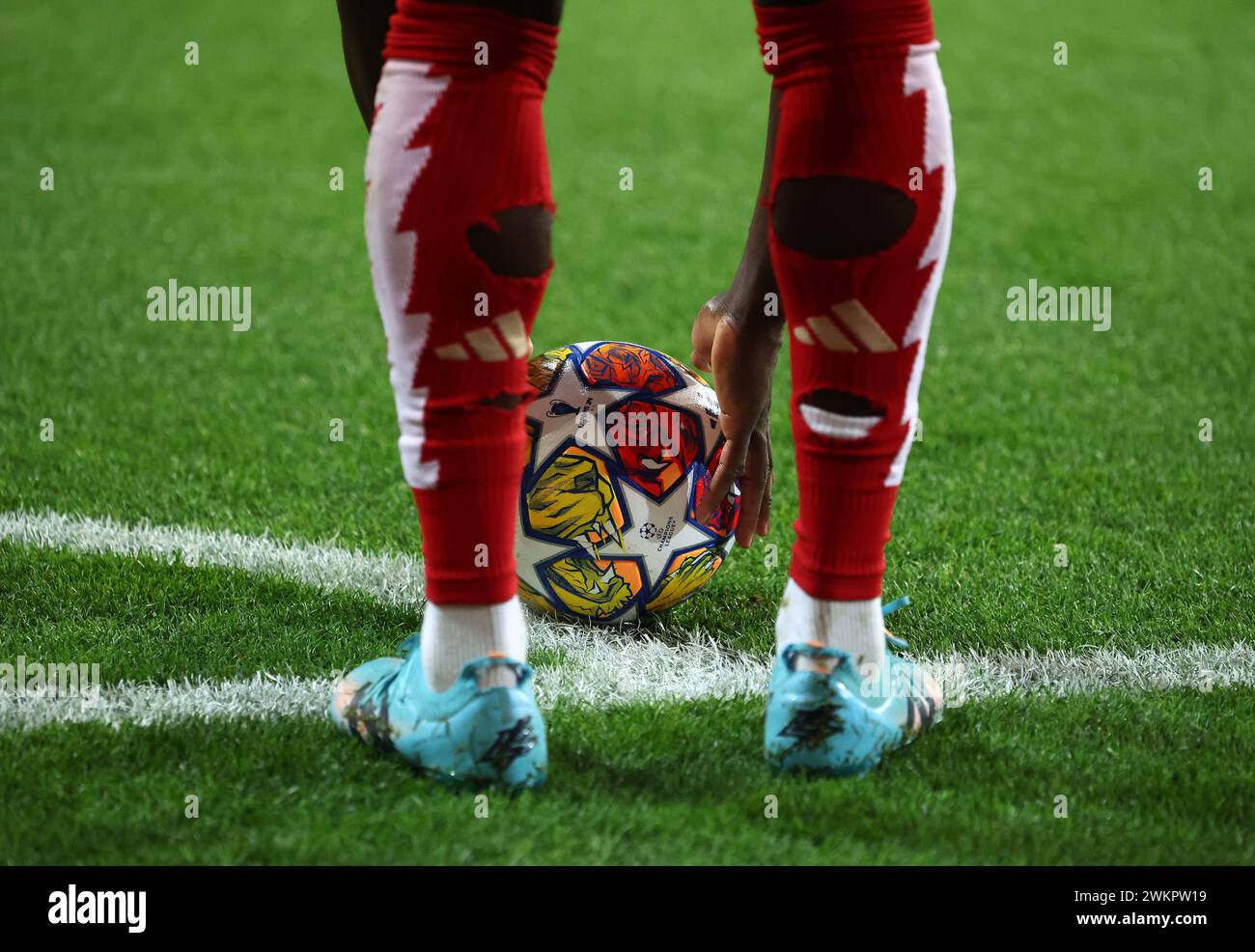 Porto, Portugal. 21 février 2024. Bukayo Saka d'Arsenal lors du match de l'UEFA Champions League à l'Estadio do Dragao, Porto. Le crédit photo devrait se lire comme suit : David Klein/Sportimage crédit : Sportimage Ltd/Alamy Live News Banque D'Images