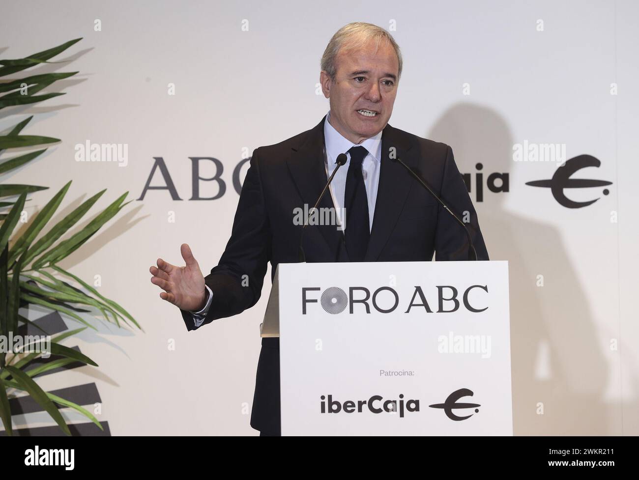 Madrid, 12/04/2023. Forum en ABC du président de la Communauté de Aragón, Jorge Azcón. Photo : Ernesto Agudo. Archdc. Crédit : album / Archivo ABC / Ernesto Agudo Banque D'Images Madrid, 12/04/2023. Forum en ABC du président de la Communauté de Aragón, Jorge Azcón. Photo : Ernesto Agudo. Archdc. Crédit : album / Archivo ABC / Ernesto Agudo Banque D'Images
