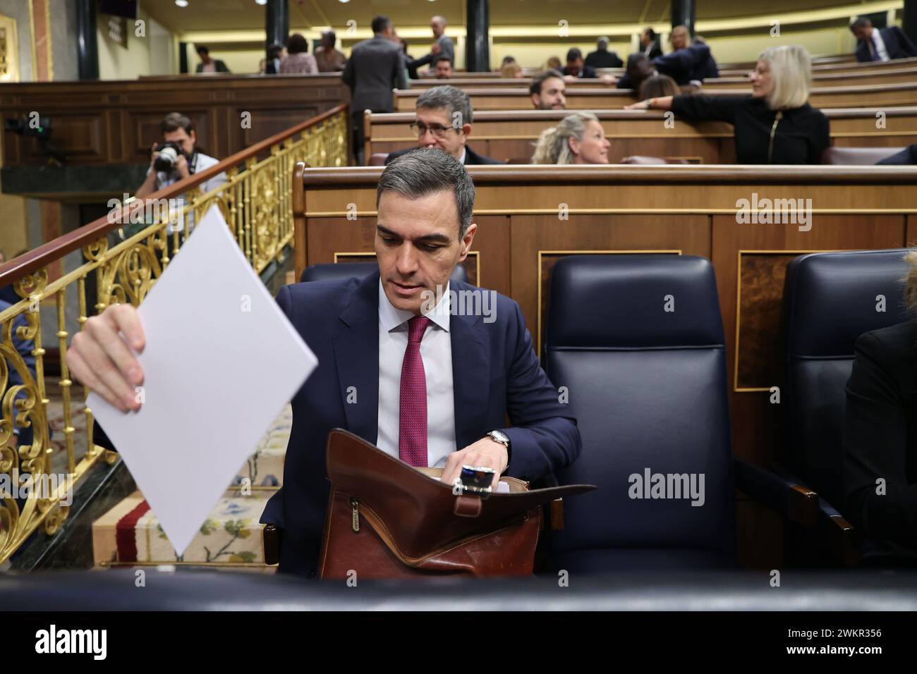 Madrid, 02/07/2024. Congrès des députés. Session de contrôle gouvernementale complète. Photo : Jaime García. ARCHDC. Crédit : album / Archivo ABC / Jaime García Banque D'Images