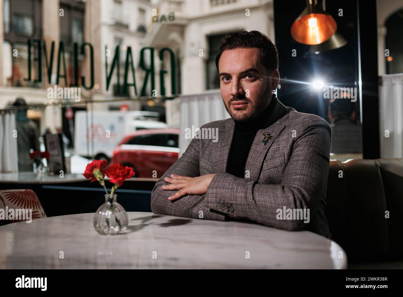 Madrid, 12/04/2023. L'illustrateur Benjamin Lacombe. Photo : Tania Sieira. Archdc. Crédit : album / Archivo ABC / Tania Sieira Banque D'Images Madrid, 12/04/2023. L'illustrateur Benjamin Lacombe. Photo : Tania Sieira. Archdc. Crédit : album / Archivo ABC / Tania Sieira Banque D'Images