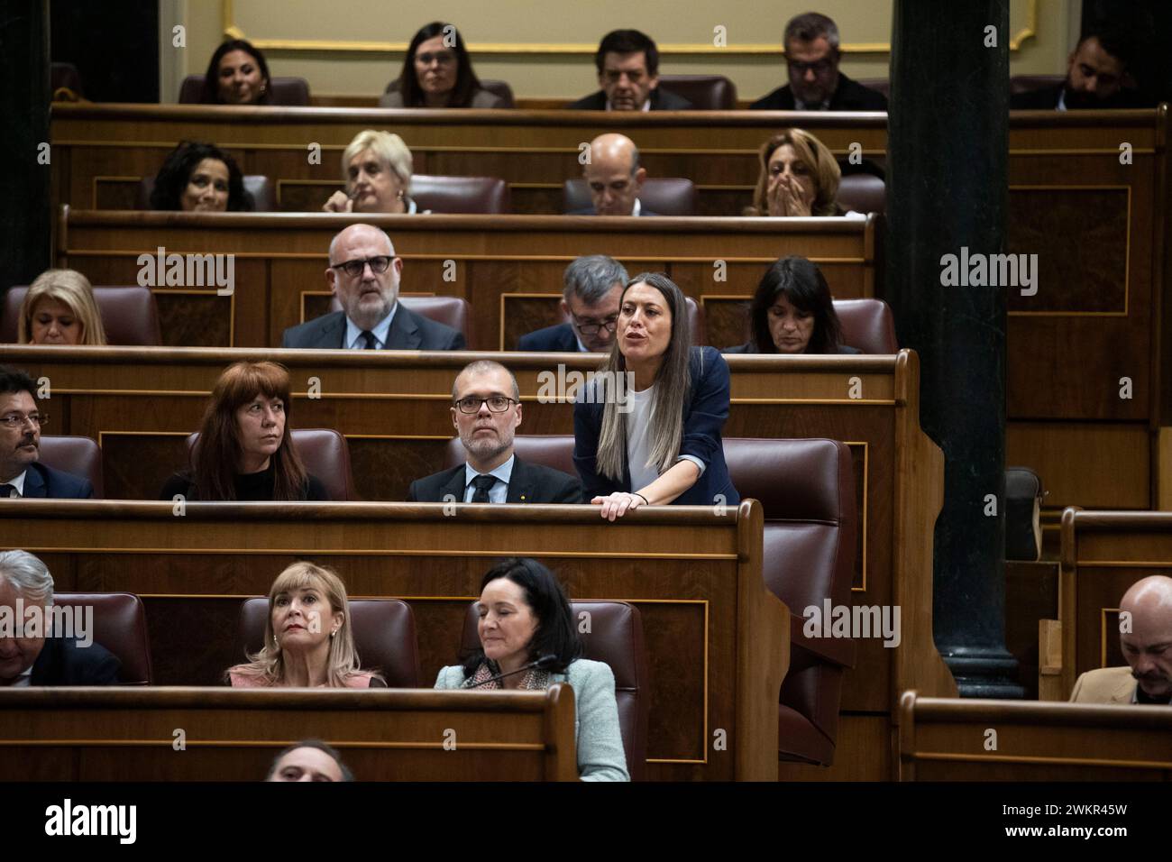 Madrid, 30/01/2024. Session plénière au Congrès pour voter la loi d'amnistie. Photo : Ángel de Antonio. ARCHDC. Crédit : album / Archivo ABC / Ángel de Antonio Banque D'Images