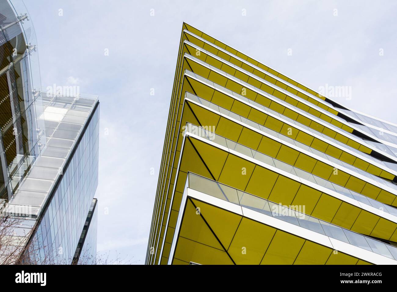 Riverbank House, Swan Lane, City of London, EC4, Angleterre, ROYAUME-UNI Banque D'Images