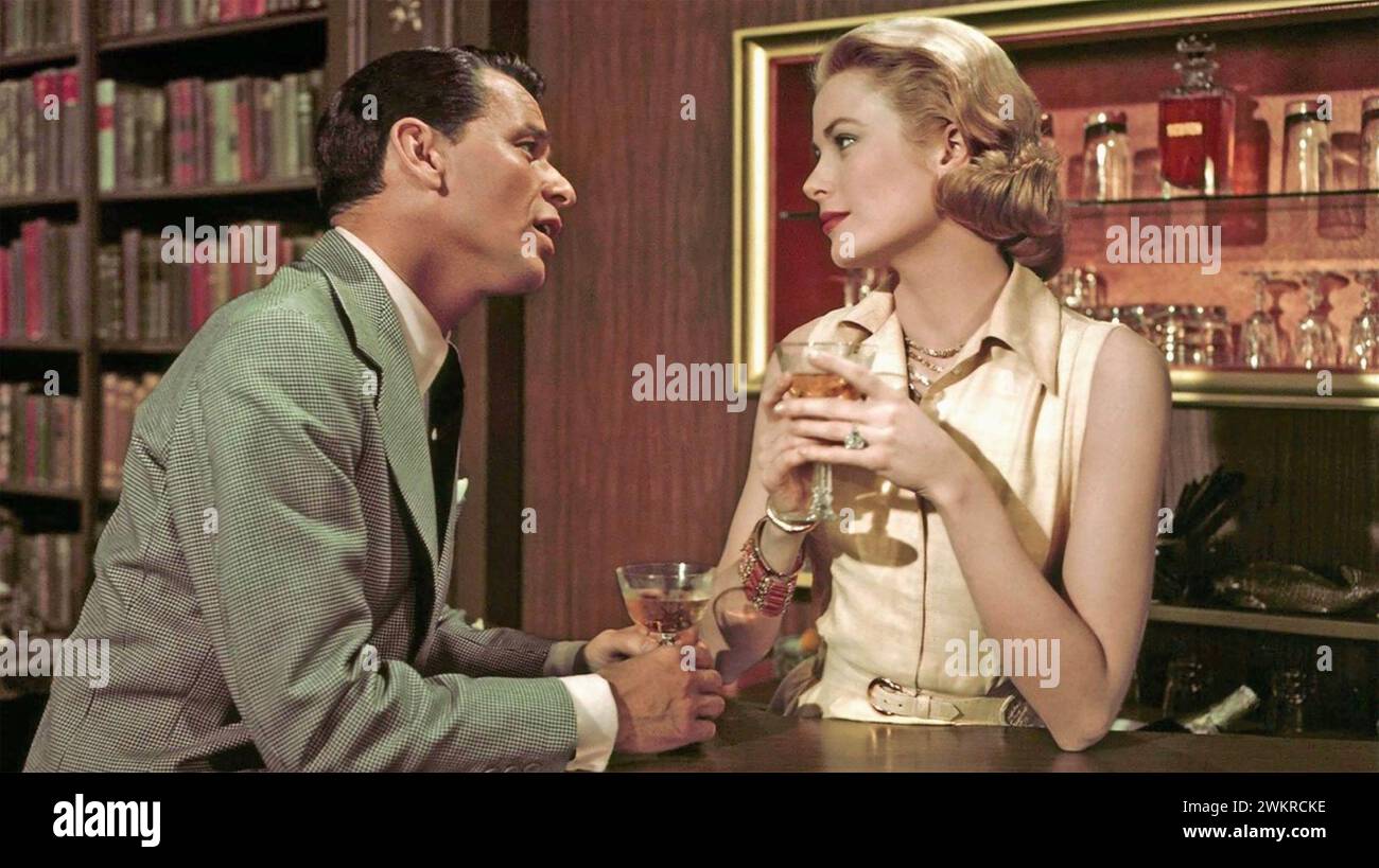 HIGH SOCIETY 1956 MGM film avec Grace Kelly dans le rôle de Tracy Lord et Frank Sinatra dans le rôle de Mike Connor Banque D'Images