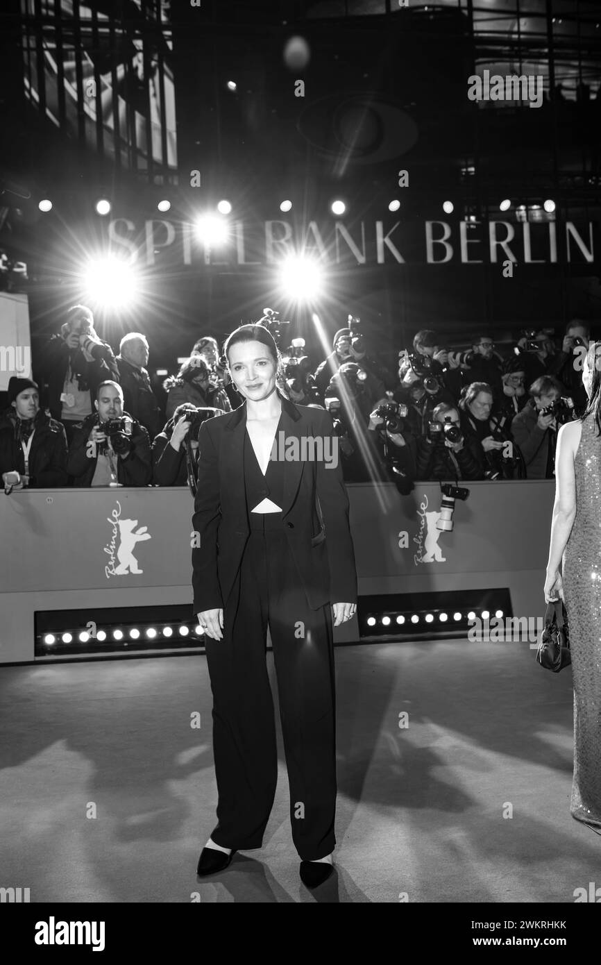 BEI der hommage, Goldener Ehrenbär für Martin Scorsese BEI den 74. Internationalen Filmfestspielen Berlin, Berlinale. Berlinale Filmfestival *** à l'hommage, Ours d'or honoraire pour Martin Scorsese au 74ème Festival International du film de Berlin, Berlinale Berlinale film Festival Banque D'Images