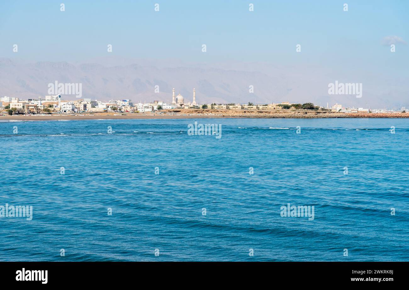Paysage avec vue panoramique sur, Sultanat d'Oman Banque D'Images