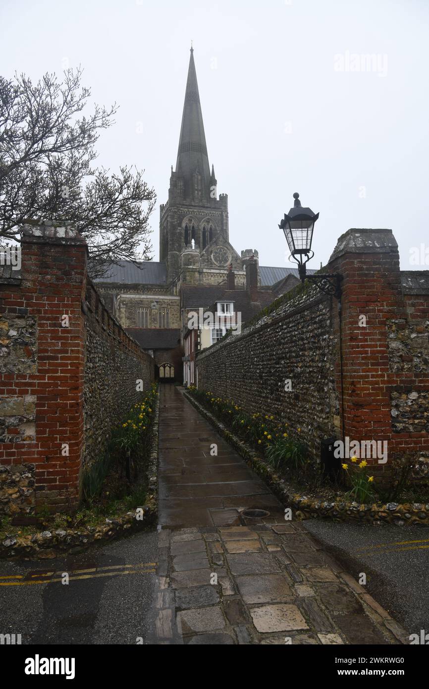 La Cathédrale de Chichester Banque D'Images