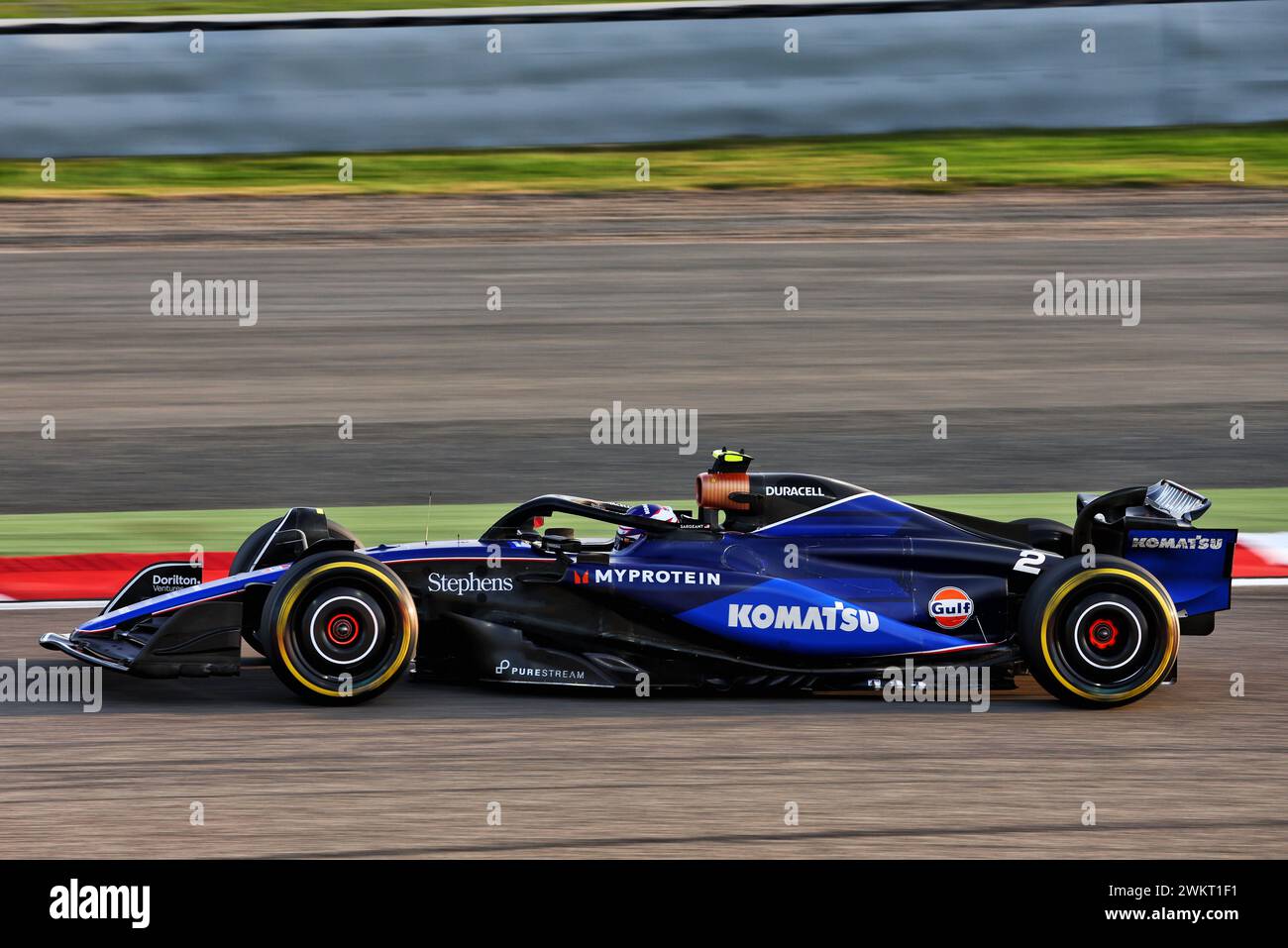 Sakhir, Bahreïn. 22 février 2024. Logan Sargeant (USA) Williams Racing FW46. 22.02.2024. Essais de formule 1, Sakhir, Bahreïn, deuxième jour. Le crédit photo devrait se lire : XPB/Alamy Live News. Banque D'Images