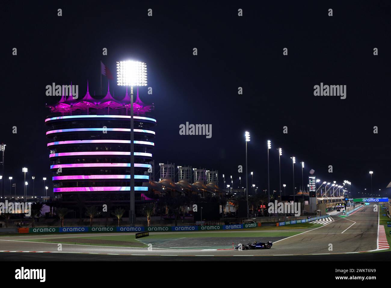 Sakhir, Bahreïn. 22 février 2024. Logan Sargeant (USA) Williams Racing FW46. 22.02.2024. Essais de formule 1, Sakhir, Bahreïn, deuxième jour. Le crédit photo devrait se lire : XPB/Alamy Live News. Banque D'Images