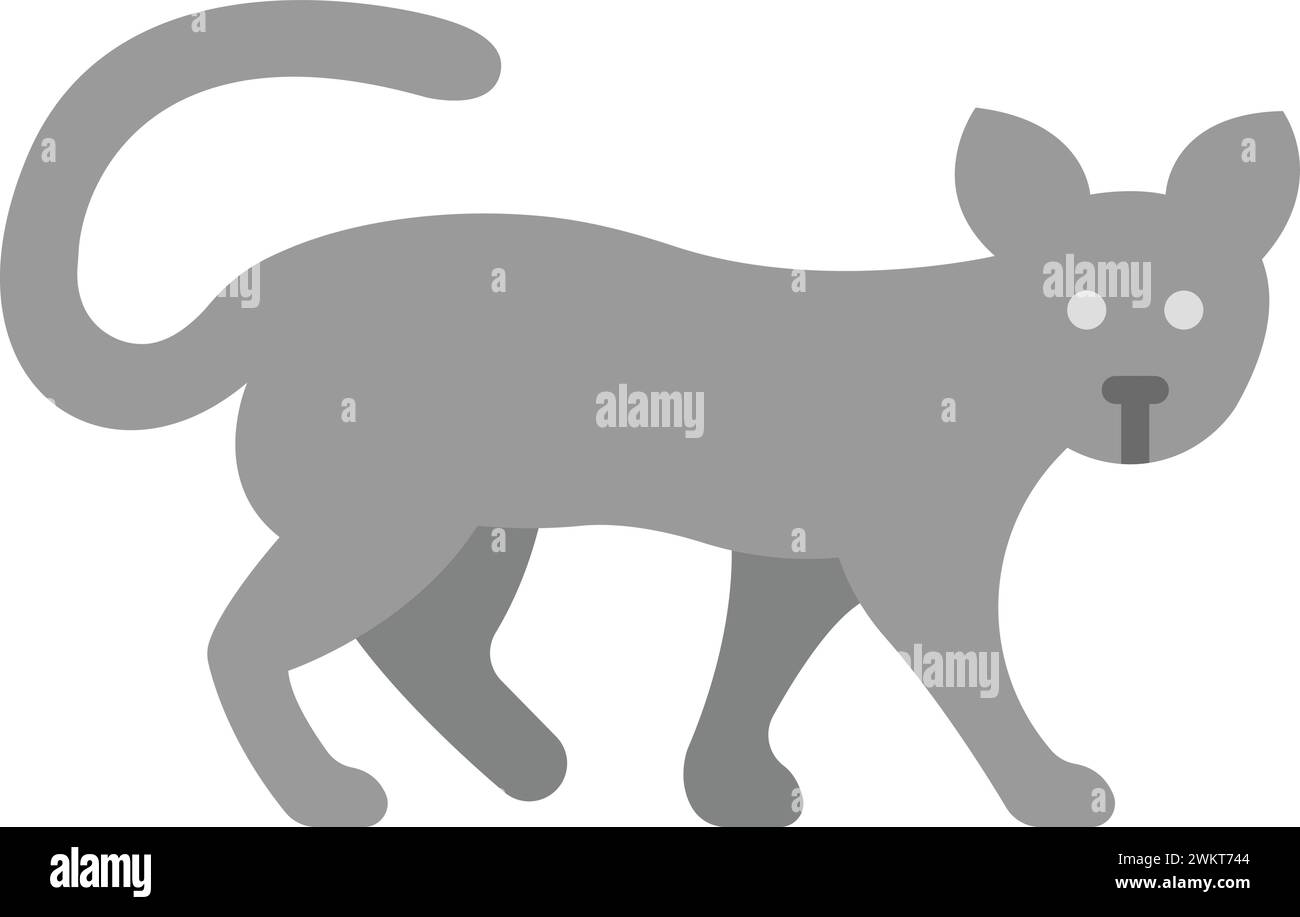 Image vectorielle de l'icône Cat. Illustration de Vecteur