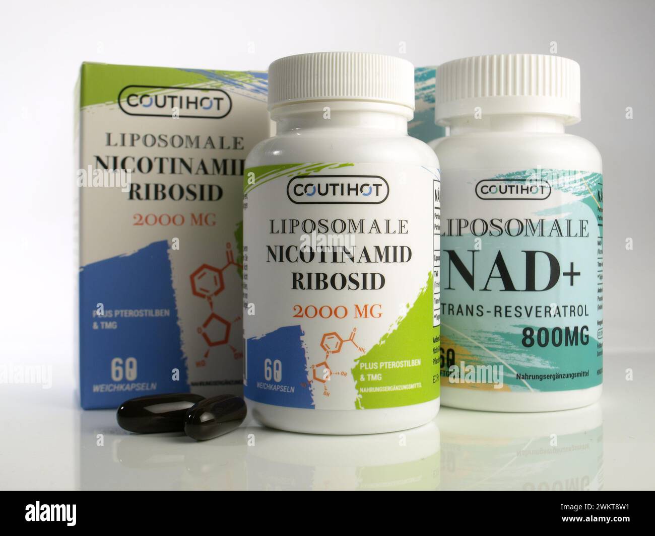 Lposomale Nicotinamide Ribosid - NAD Banque D'Images