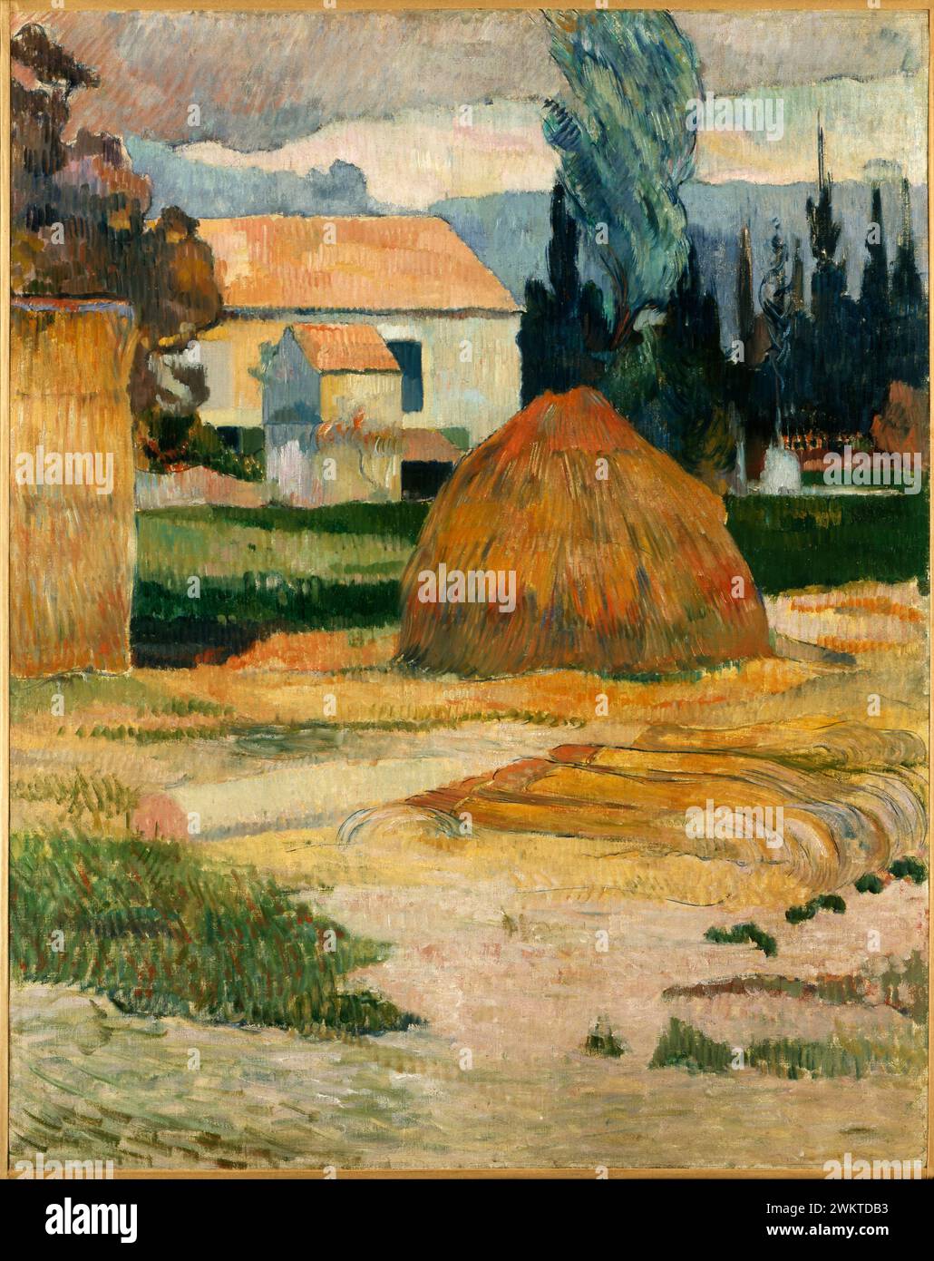 Paysage près d'Arles 1888 Paul Gauguin (FR) Banque D'Images