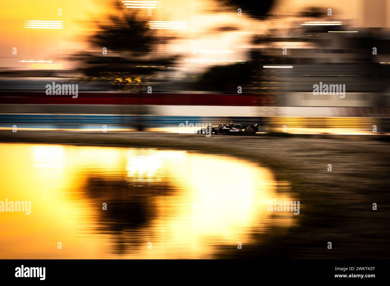 Sakhir, Bahreïn. 22 février 2024. Logan Sargeant (USA) Williams Racing FW46. 22.02.2024. Essais de formule 1, Sakhir, Bahreïn, deuxième jour. Le crédit photo devrait se lire : XPB/Alamy Live News. Banque D'Images