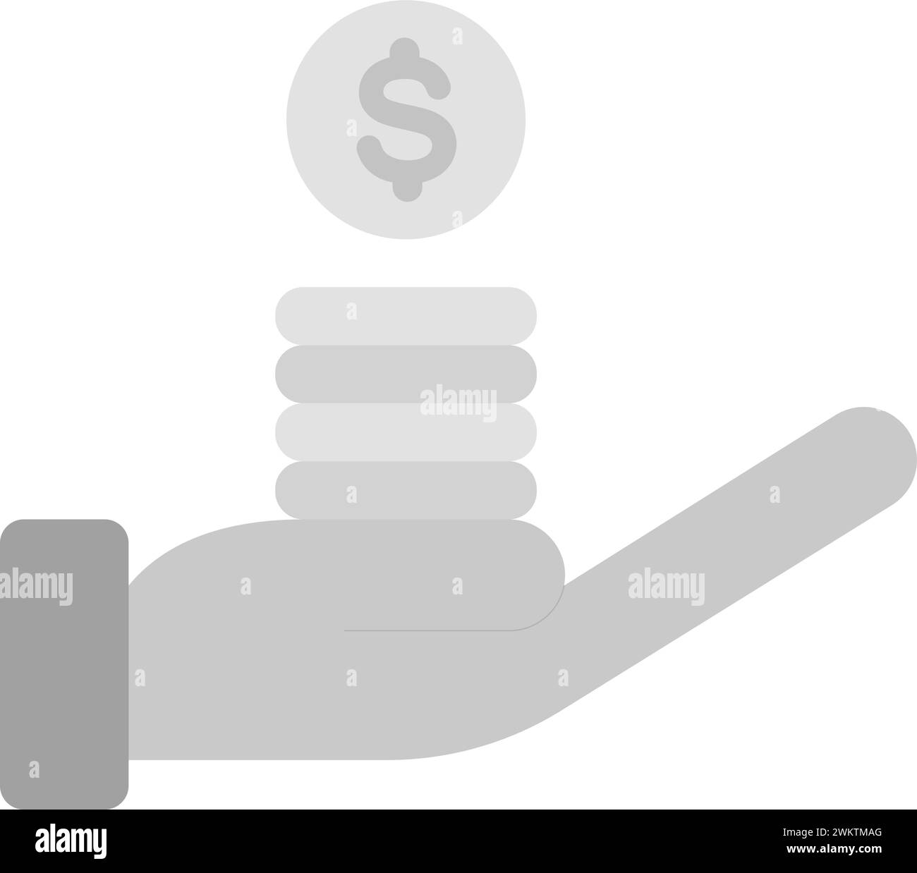 Image vectorielle d'icône de revenu. Illustration de Vecteur