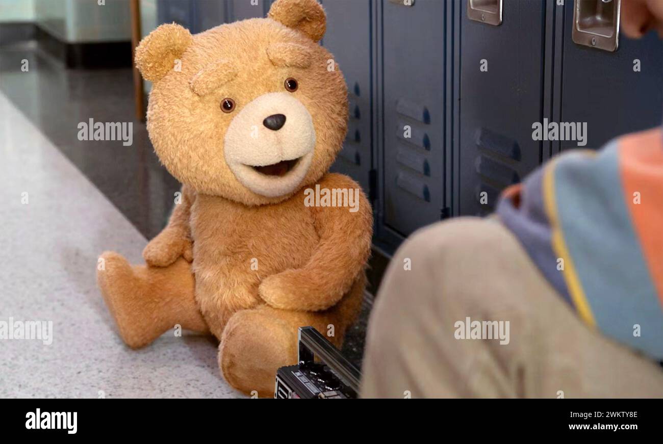 TED 2024 Sky TV mini série avec Ted doublé par Seth MacFarlane Banque D'Images