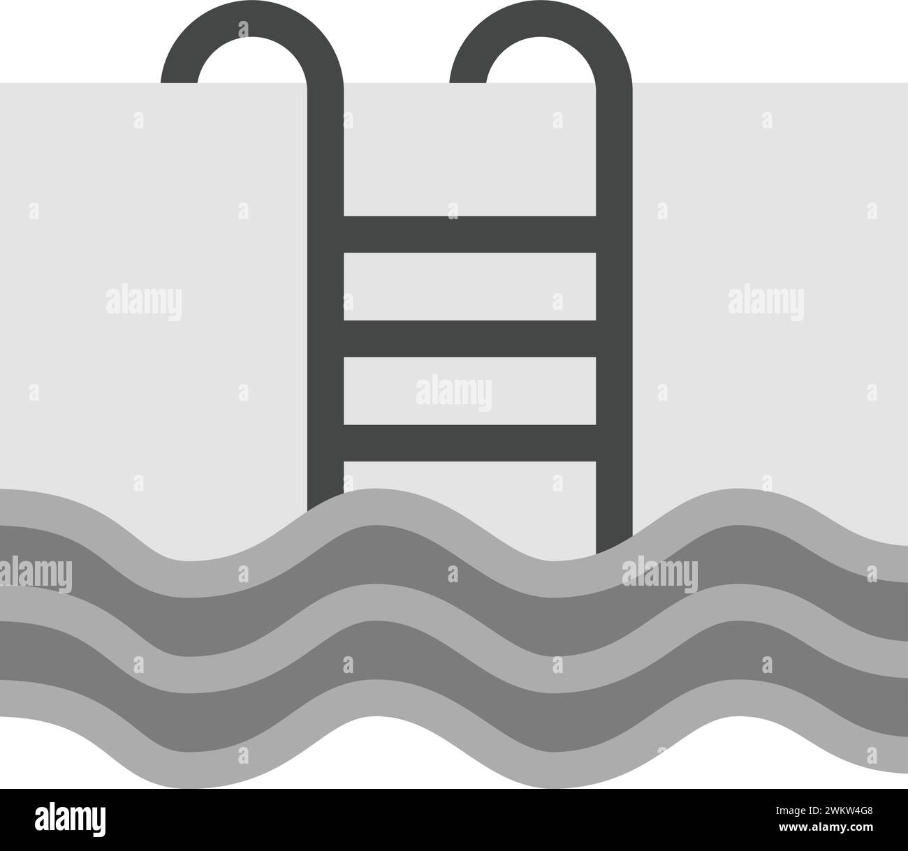 Image vectorielle d'icône piscine. Illustration de Vecteur