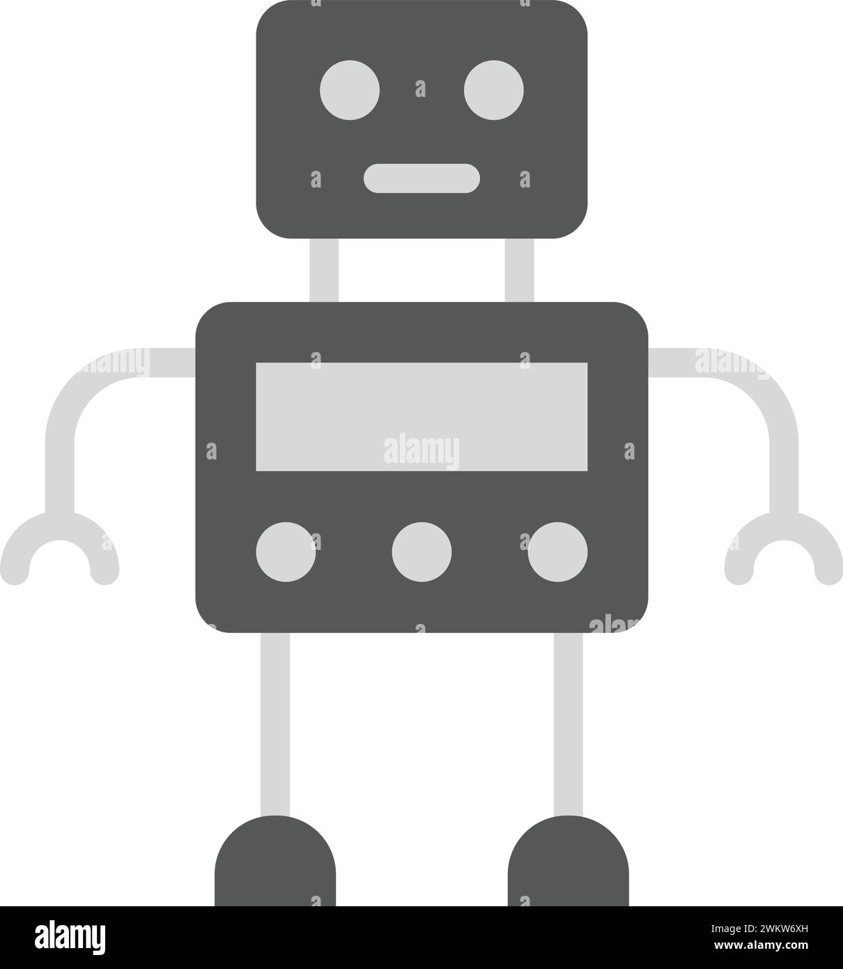 Image vectorielle de l'icône du robot. Illustration de Vecteur