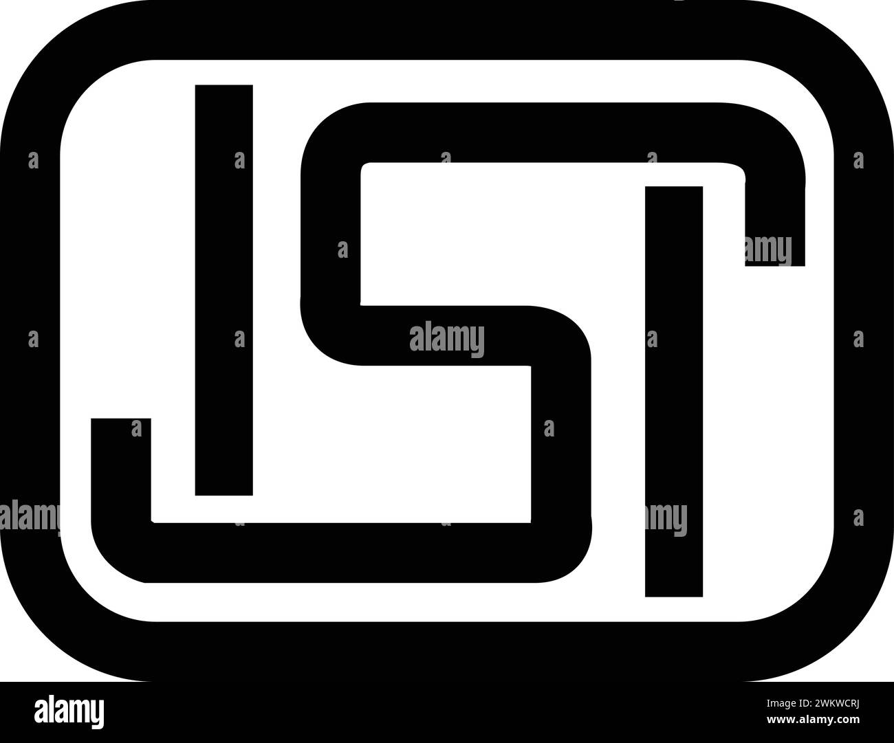Marque ISI, marque indienne de l'institution de normalisation, marque pour les produits industriels, symbole de marque ISI Illustration de Vecteur
