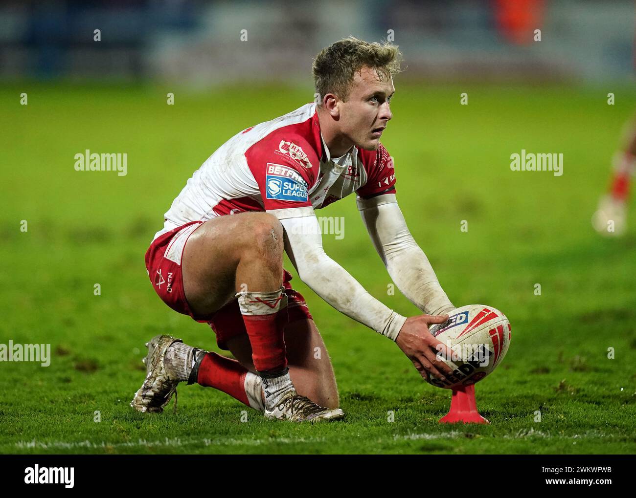 Jez Litten de Hull KR lors du match de Betfred Super League au Sewell Group Craven Park Stadium, Kingston upon Hull. Date de la photo : jeudi 22 février 2024. Banque D'Images