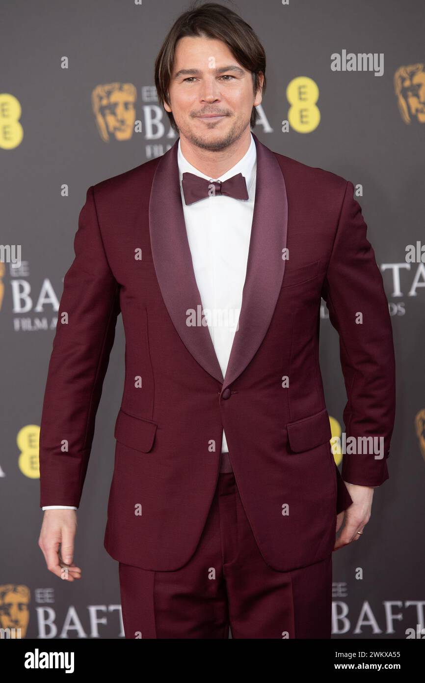 Londres, Royaume-Uni. 18 février 2024. Photo : Josh Hartnett participe aux EE British Academy film Awards 2024. Crédit : Justin Ng/Alamy Banque D'Images