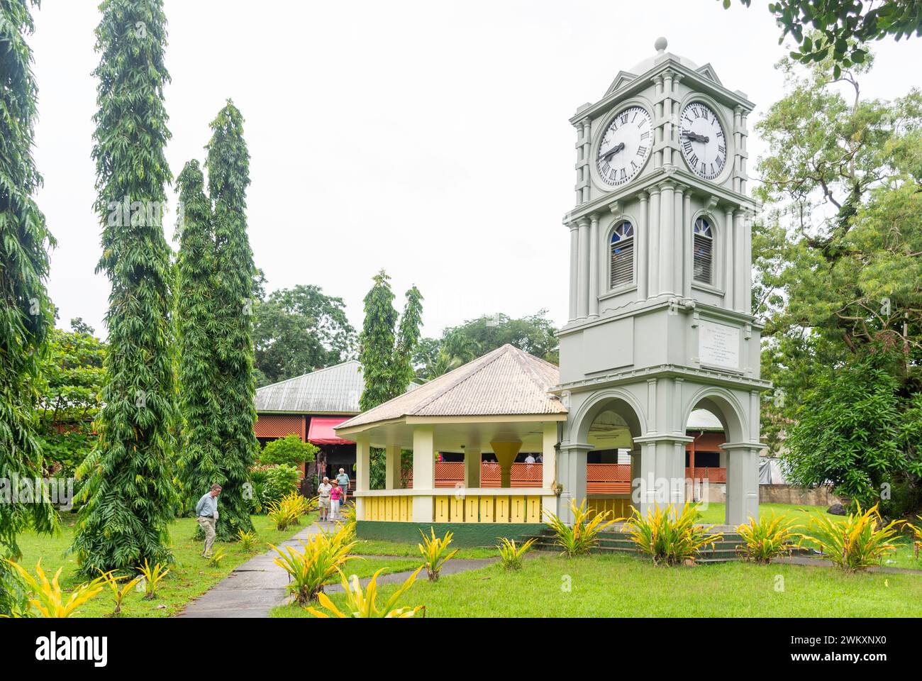 Fidji Museum, Thurston Gardens, Cakobau Road, Suva, Viti Levu, République des Fidji Banque D'Images