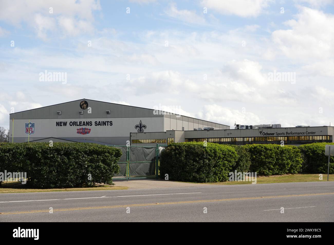 Le centre d'entraînement et d'entraînement des Saints de la Nouvelle-Orléans et des Pelicans de la Nouvelle-Orléans à l'Ochsner Sports performance Center, le jeudi 22 février 2024, à Metairie Louisiana. Banque D'Images