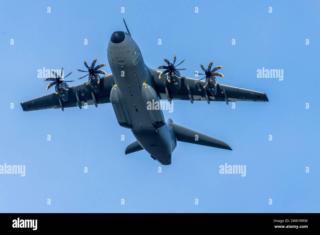 A400 Atlas avion de transport militaire en vol Banque D'Images