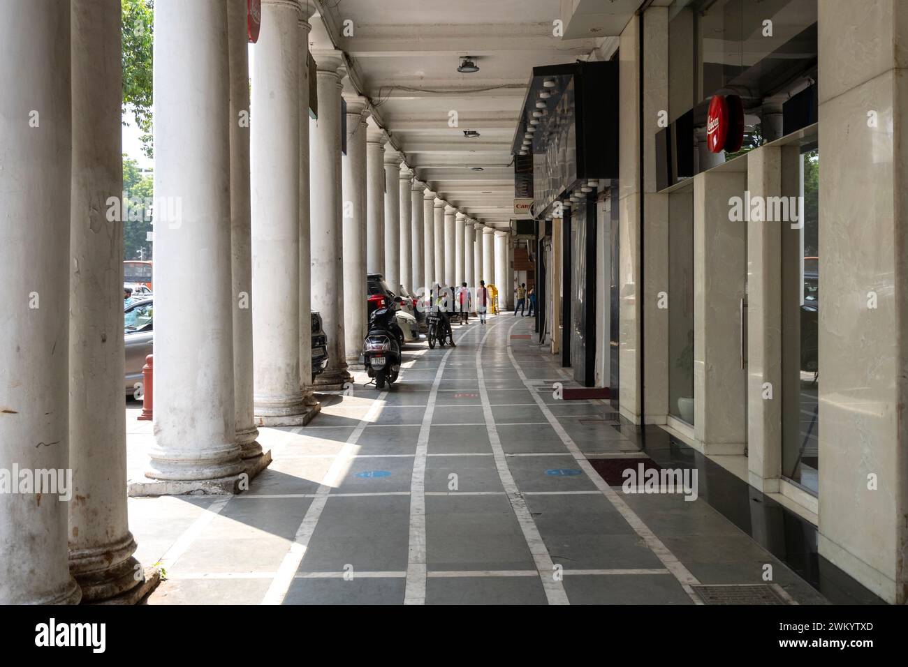 NEW DELHI - 17 septembre : districts de Rajiv Chowk et Connaught place à New Delhi le 17 septembre. 2022 en Inde Banque D'Images