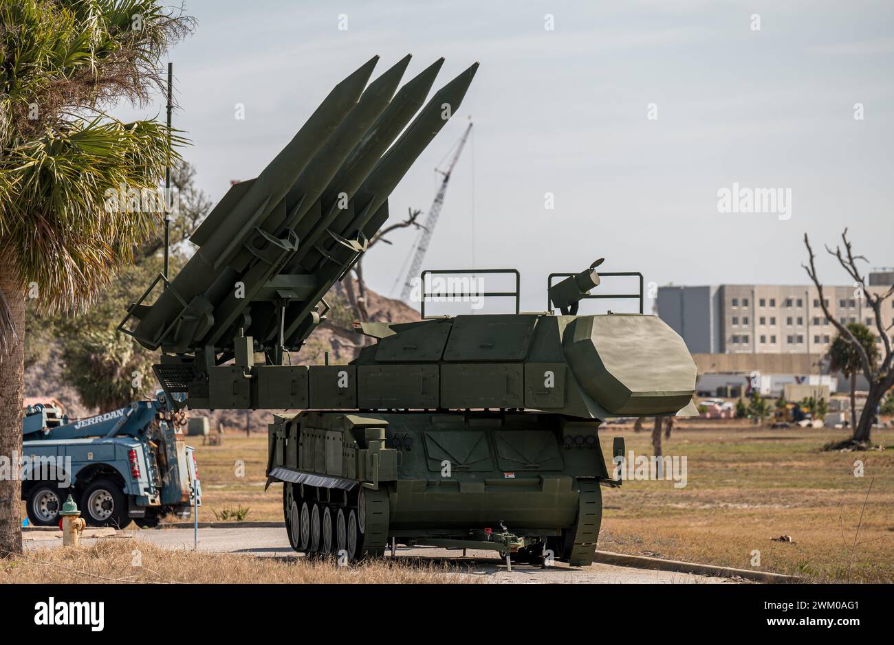Une aide visuelle d'entraînement sa-17 se trouve à la base aérienne de Tyndall, en Floride, le 9 février 2024. Photo de Zachary Nordheim Banque D'Images