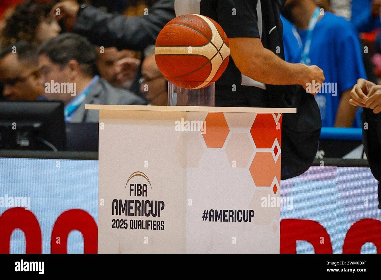 SAN JUAN, SAN JUAN FIBA AmeriCup 2025 qualifications (fenêtre 1) Bahamas VS Porto Rico (score final : 88 Bahamas VS 77 Porto Rico) le 22 février 2024 à San Juan Puerto Rico. (Photo de Edgardo J. Medina Millán/Sipa USA) crédit : Sipa USA/Alamy Live News Banque D'Images