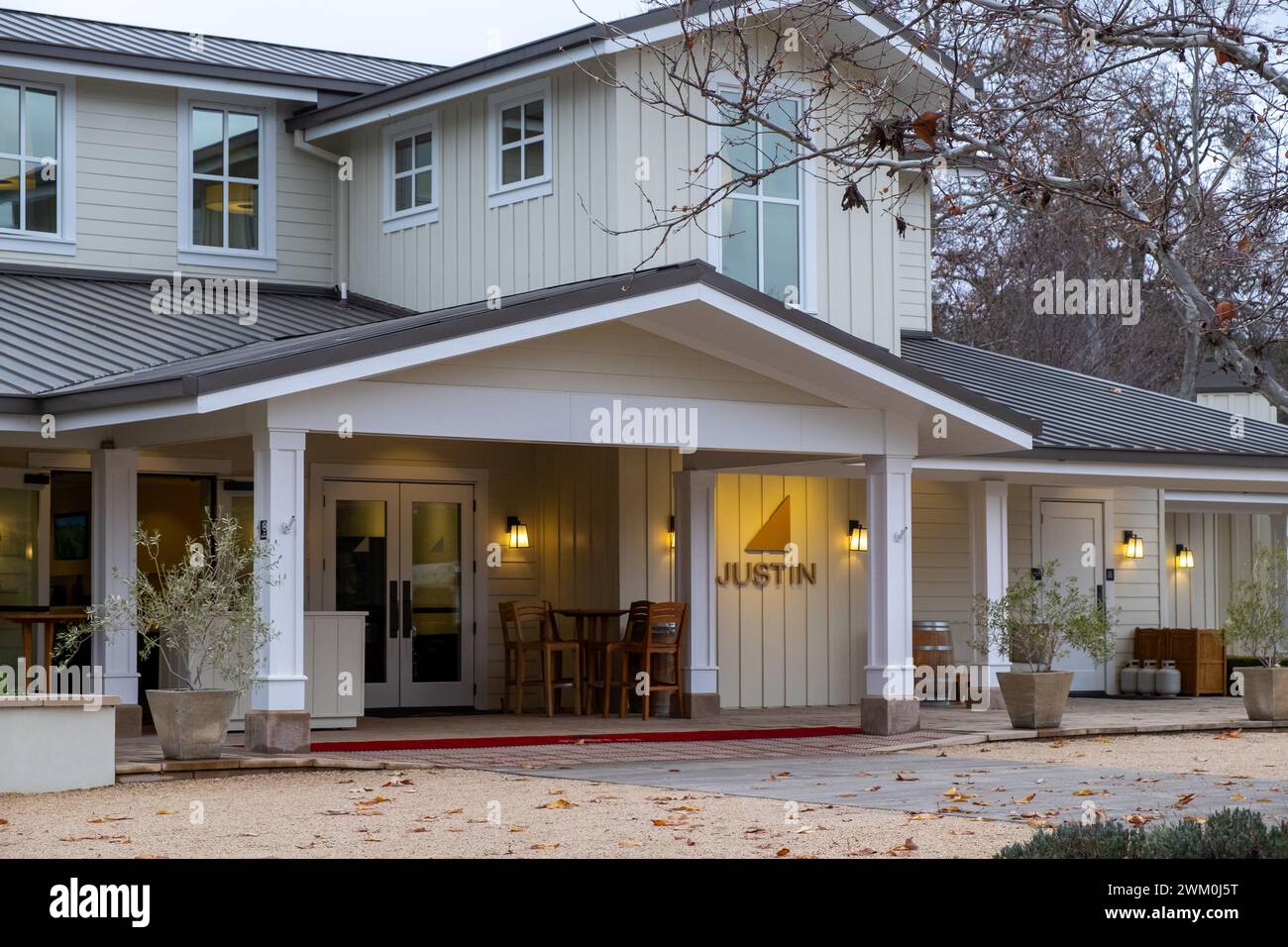Justin Vineyard, Paso Robles, Californie, États-Unis Banque D'Images