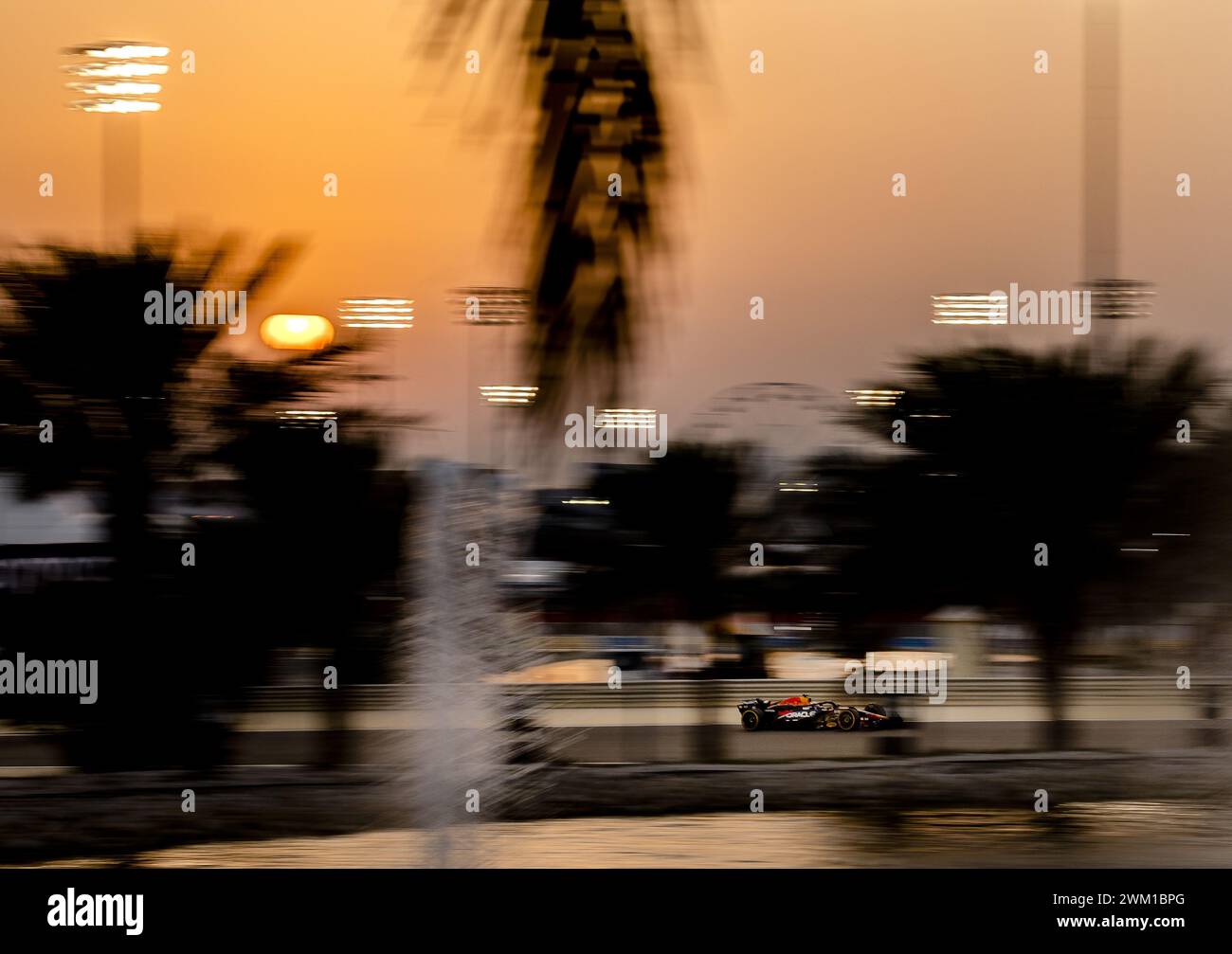 BAHREÏN - Max Verstappen (Red Bull Racing) lors de la troisième journée d'essais sur le circuit international de Bahreïn Sakhir avant le début de la saison de formule 1. ANP REMKO DE WAAL Banque D'Images