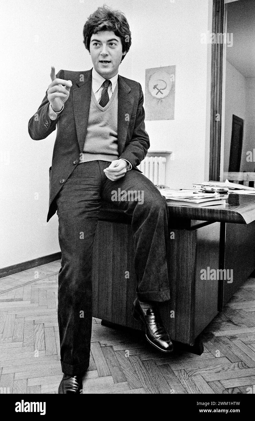 4069380 Rome, 1979. Homme politique italien membre du Parti socialiste italien Claudio Martelli (photo) ; (add.info.: Rome ; Roma, Italie ; Italie, Italie, Italie, Roma, 1979. Il politico socialista Claudio Martelli) ; © Marcello Mencarini. Tous droits réservés 2024. Banque D'Images