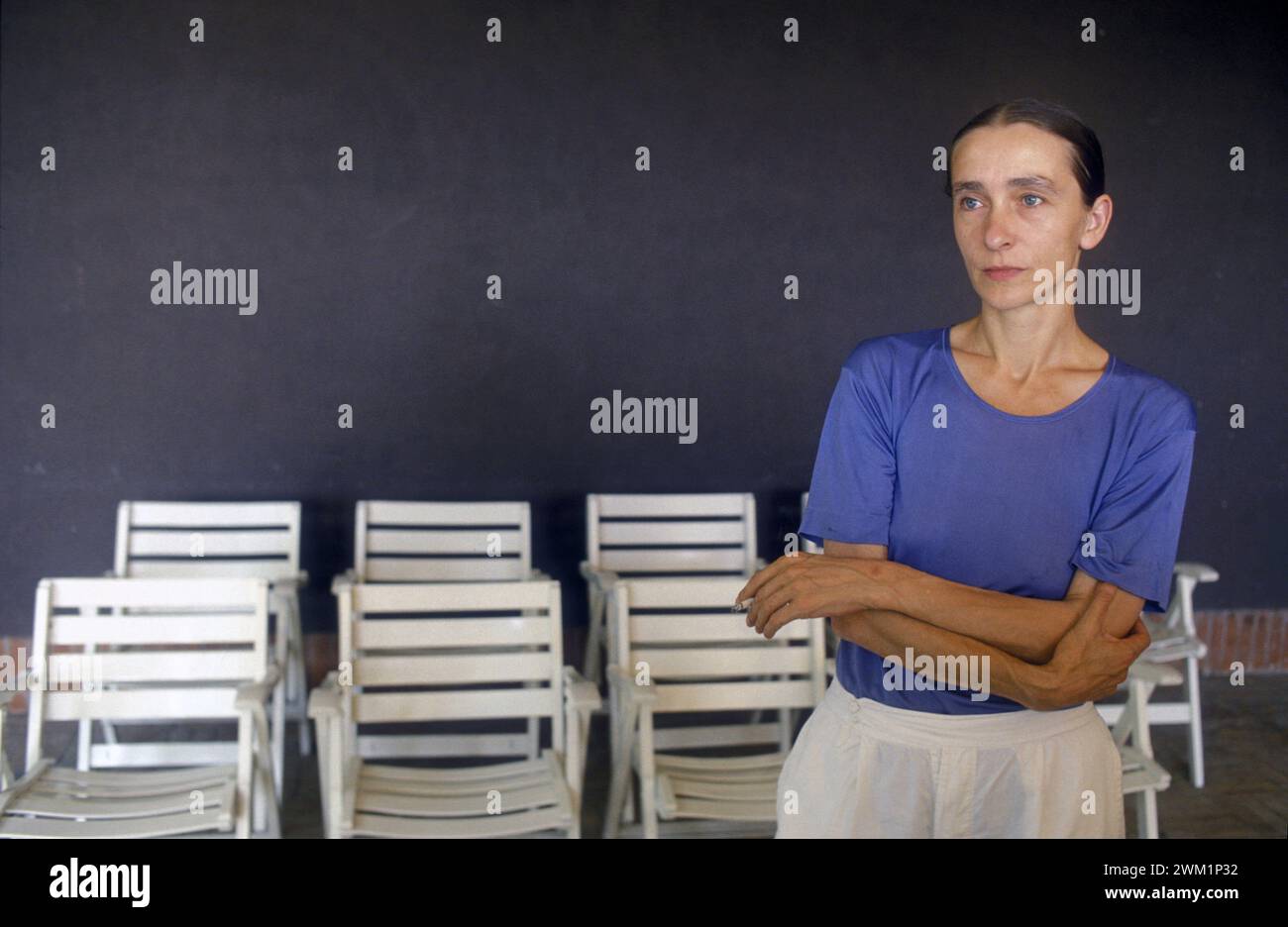 MME4699203 Portrait de la danseuse et chorégraphe Pina Bausch. ; (add.info.: Portrait de la danseuse et chorégraphe Pina Bausch.) ; © Marcello Mencarini. Tous droits réservés 2024. Banque D'Images