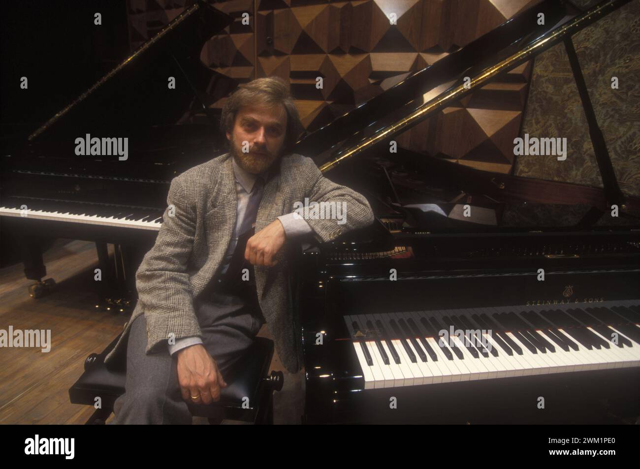 Photo Dédicacée – Aloys Kontarsky, Pianiste Allemand, Autographe Signé