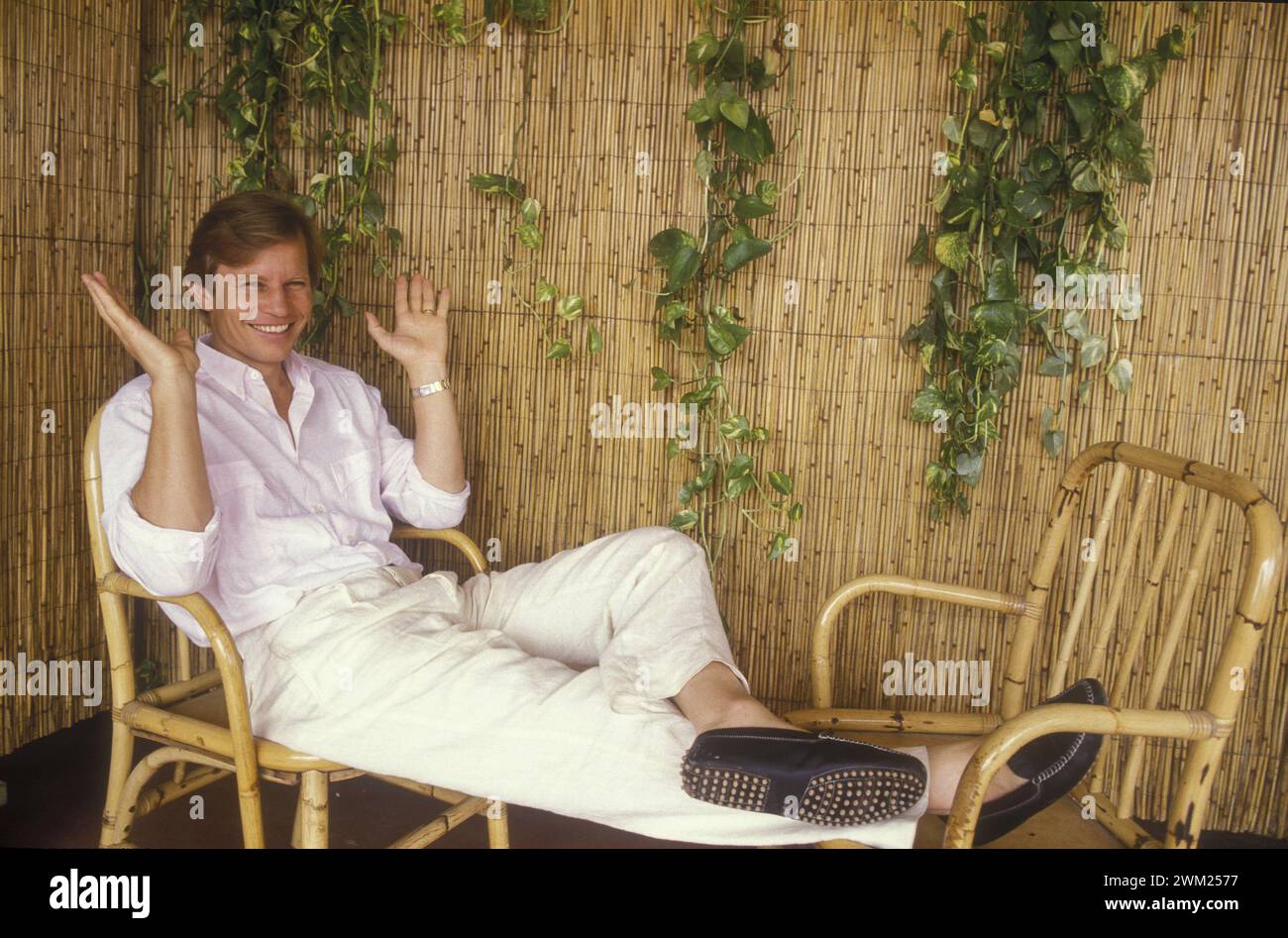 MME4779165 Lido de Venise, Festival du film de Venise 1987. Acteur britannique Michael York, membre du jury Festival/Lido di Venezia, Festival du film de Venise 1987. The Inglese Attorney Michael York, membro della giuria - ; (Lido de Venise add.info.:, Festival du film de Venise 1987. Acteur britannique Michael York, membre du jury Festival/Lido di Venezia, Festival du film de Venise 1987. L'avocat d'Inglese Michael York, membro della giuria -) ; © Marcello Mencarini. Tous droits réservés 2024. Banque D'Images