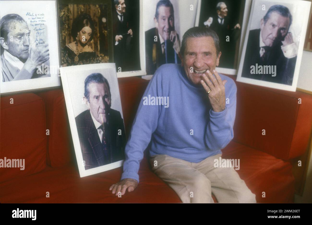 MME4786975 Rome, vers 1984 acteur italien Paolo Stoppa/Roma, vers 1984 ; (add.info.: Rome, vers 1984 acteur italien Paolo Stoppa/Roma, vers 1984) ; © Marcello Mencarini. Tous droits réservés 2024. Banque D'Images