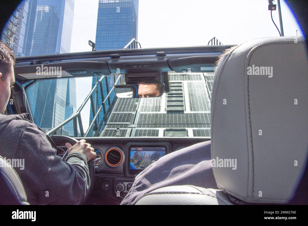 Camp Jeep, New York Banque D'Images