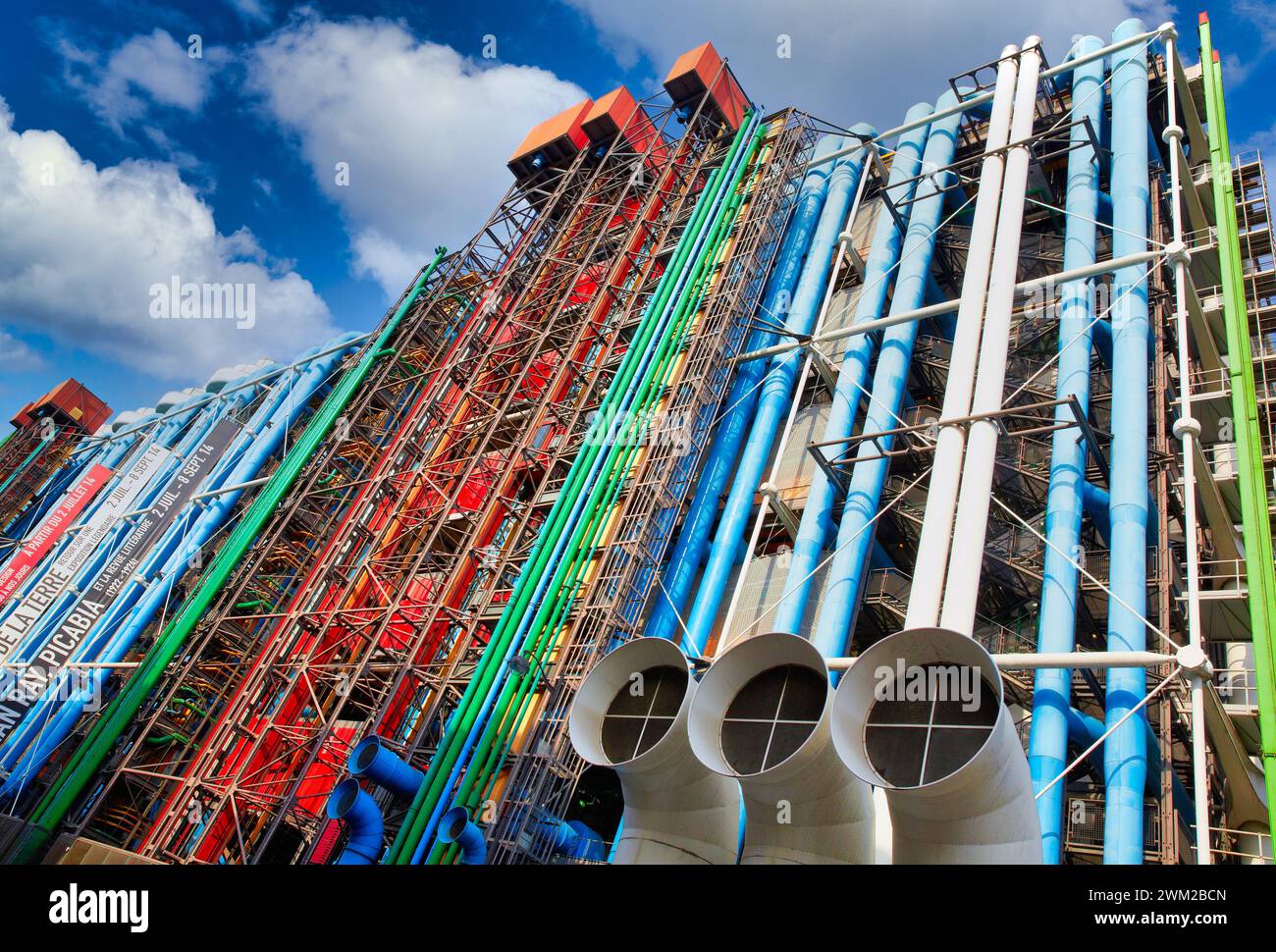 Centre George Pompidou. Musée National d'Art moderne. Paris. France Banque D'Images