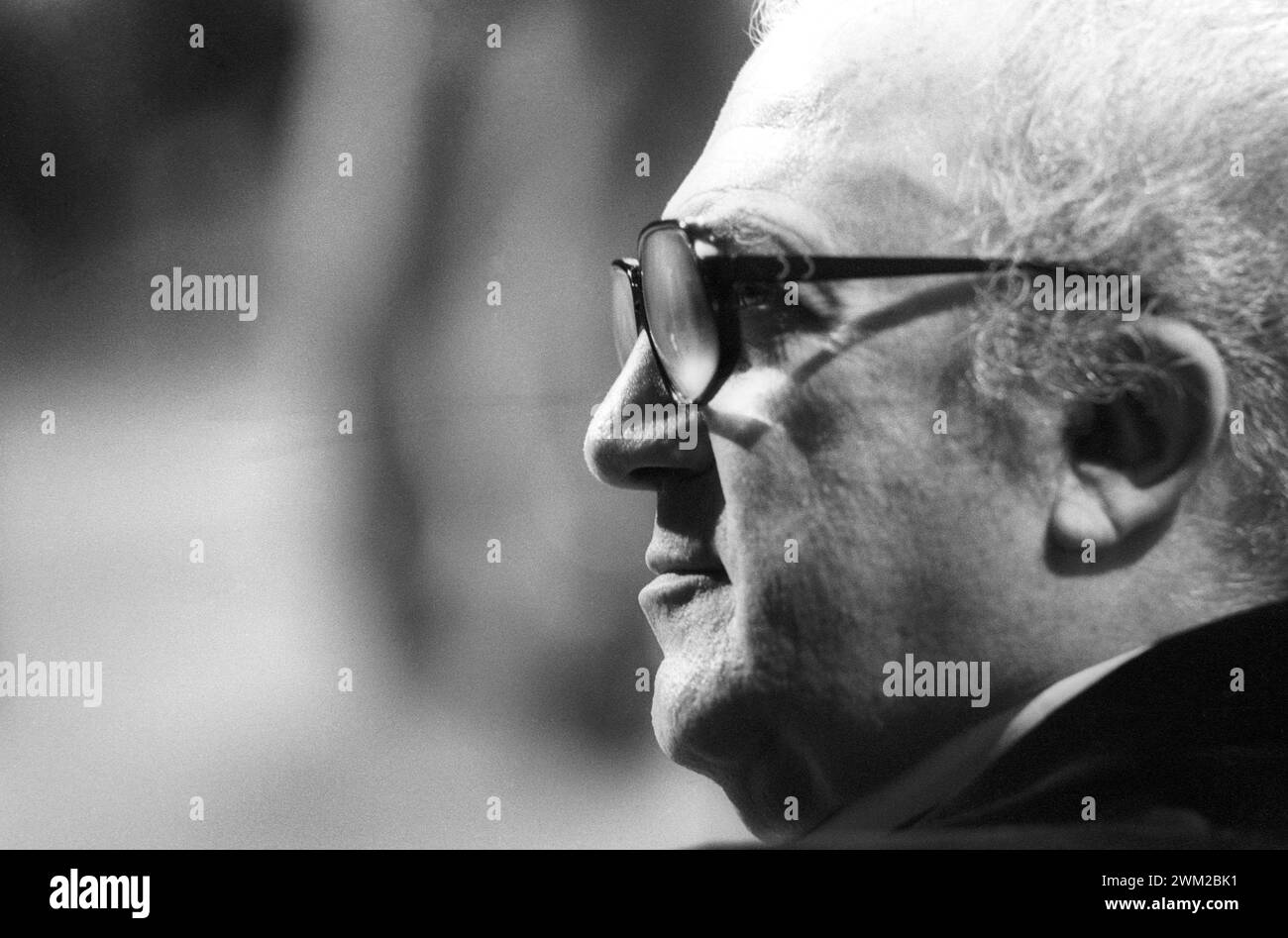 7395020 réalisateur italien Federico Fellini, 1985 (photo) ; © Marcello Mencarini. Tous droits réservés 2024. Banque D'Images