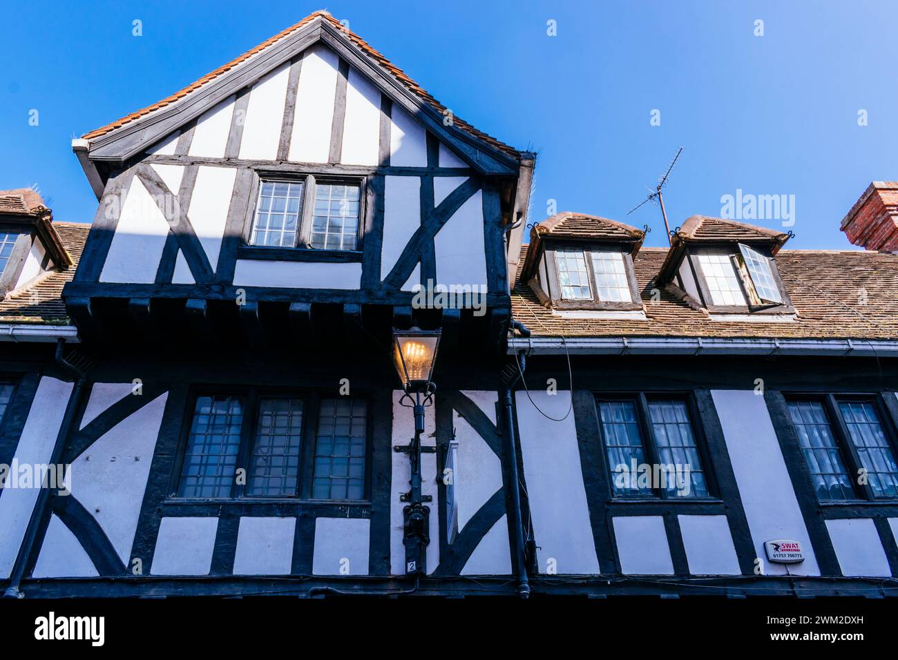 Bâtiment d'architecture Tudor. High Petergate Street. York, Yorkshire du Nord, Yorkshire et Humber, Angleterre, Royaume-Uni, Europe Banque D'Images