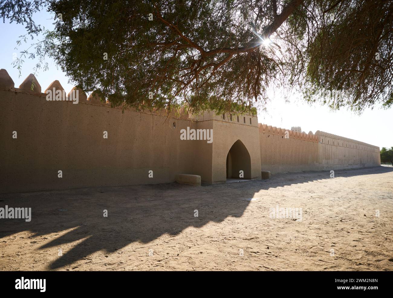 Fort d'Al Jahili, Al Ain, Abu Dhabi, Émirats arabes Unis Banque D'Images