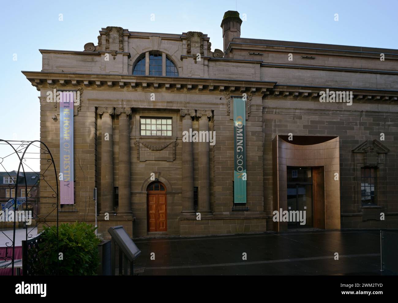 L'ancien hôtel de ville de Perth a été réaménagé pour devenir le musée de Perth et abritera la Pierre du destin, qui ouvrira ses portes en mars 2024. Banque D'Images