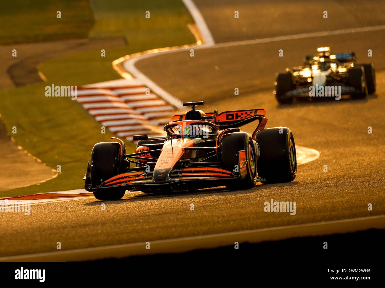 81 PIASTRI Oscar (aus), McLaren F1 Team MCL38, action lors des essais de pré-saison de formule 1 Aramco 2024 du Championnat du monde FIA de formule 1 2024 du 21 au 23 février 2024 sur le circuit international de Bahreïn, à Sakhir, Bahreïn Banque D'Images