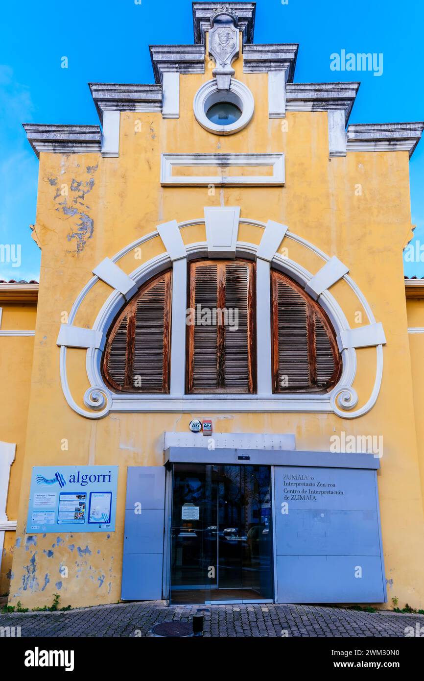 Le Centre d’interprétation Algorri de Zumaia abrite une exposition sur le patrimoine côtier. Zumaya, Guipúzcoa, País Vasco, Espagne, Europe Banque D'Images