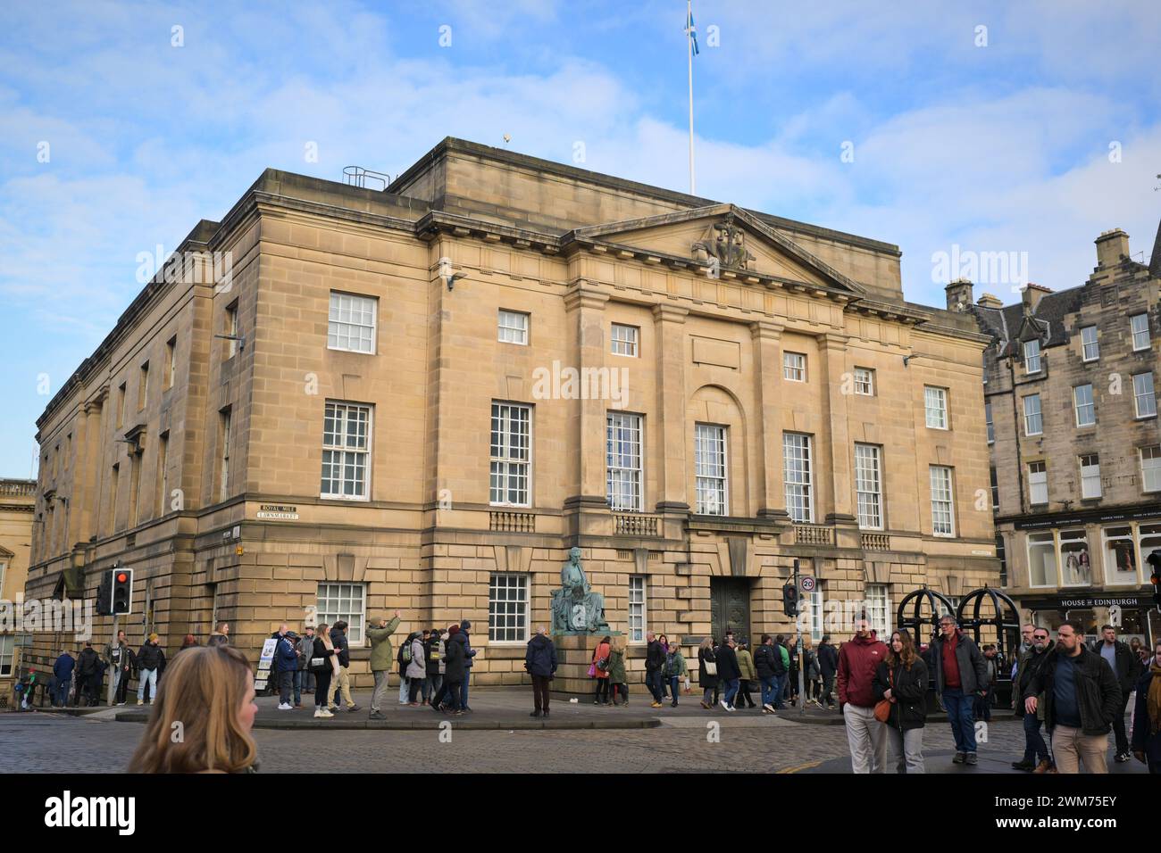 Édimbourg Écosse, Royaume-Uni 24 février 2024. Vue générale de la haute Cour. crédit sst/alamy live news Banque D'Images