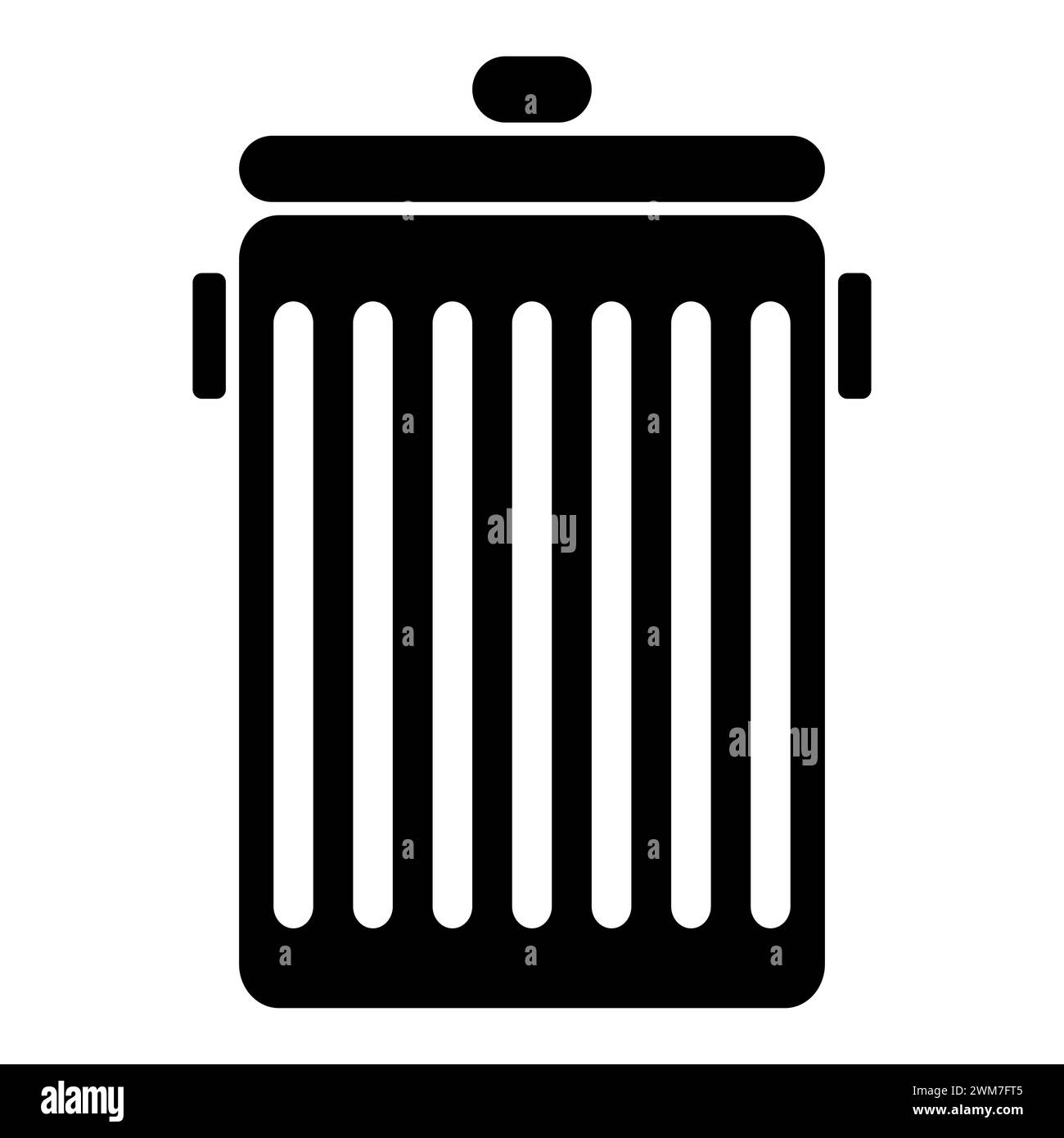 Icône de la corbeille. Vecteur d'icône de corbeille. Supprimer le signe. Icône de la corbeille. Illustration vectorielle de l'icône de la corbeille. Illustration de Vecteur