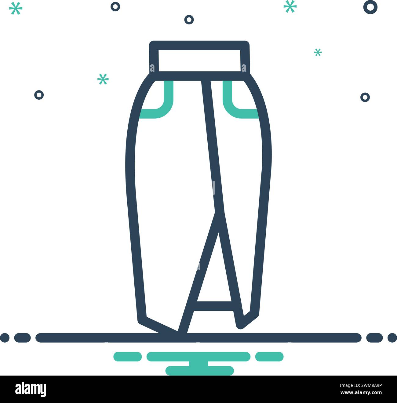 Icône pour Gore, jupe Illustration de Vecteur