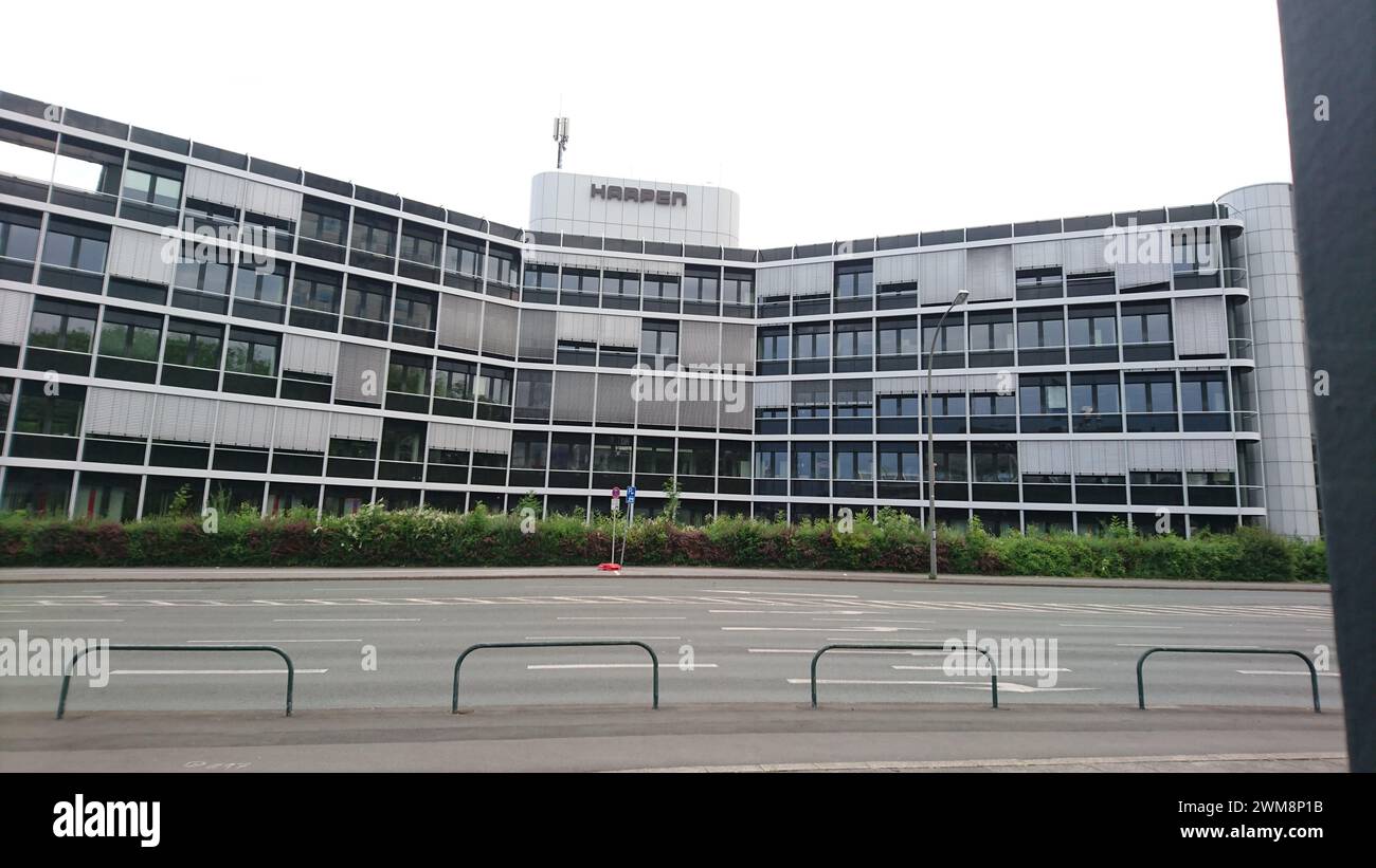 Harpen Building à Dortmund, grande société de gestion immobilière et immobilière Banque D'Images