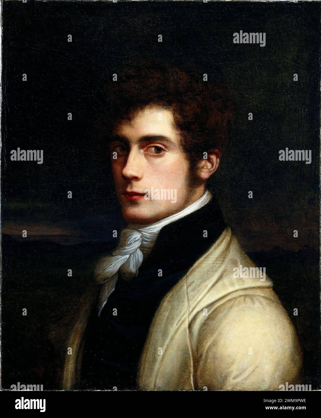 Carl Joseph Begas - Selbstporträt (1819). Banque D'Images